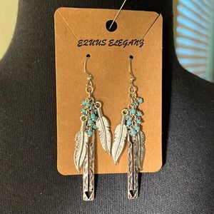 Silver and Turquoise Earrings